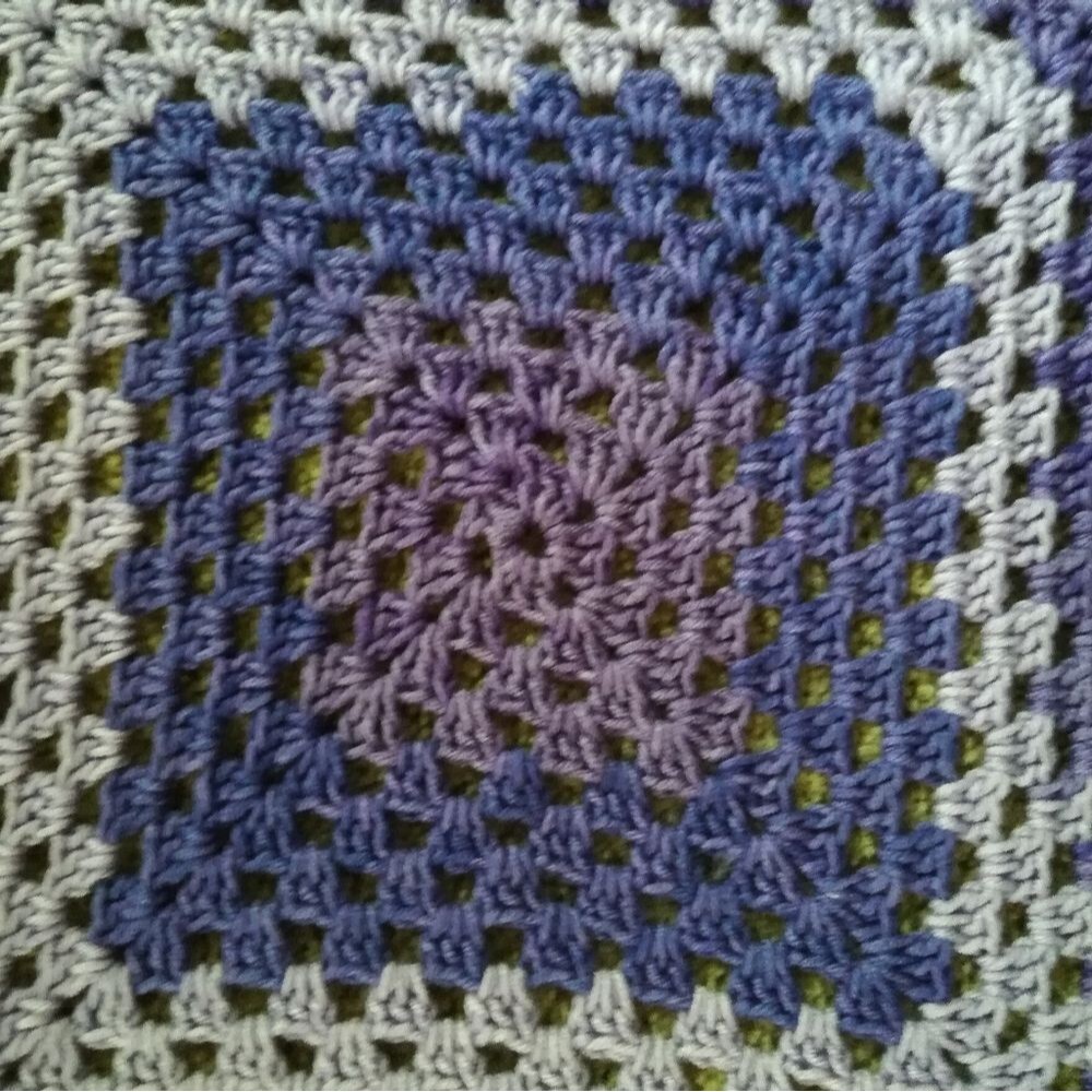 Small Crochet Blanket - Picture 2 of 3